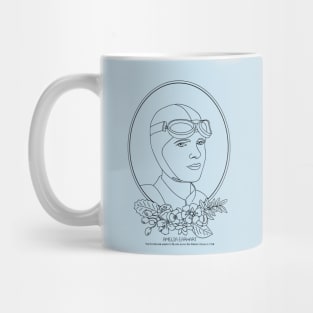 First Female To Fly Solo Across The Atlantic Ocean Mug